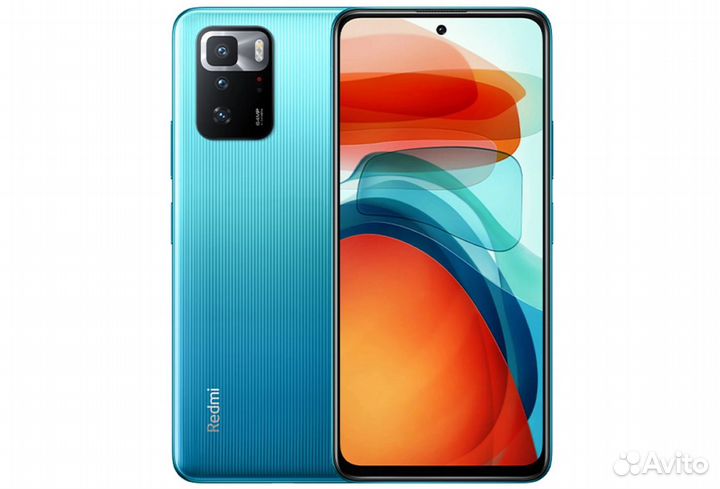 Xiaomi Redmi Note 10 Pro 5G 6+128 Бирюзовый. Новый
