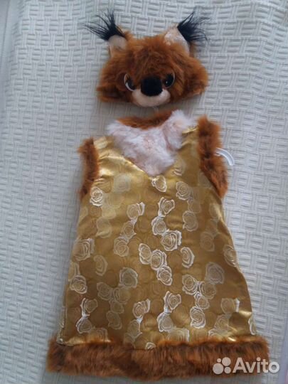 Новогодний костюм для девочки белочка