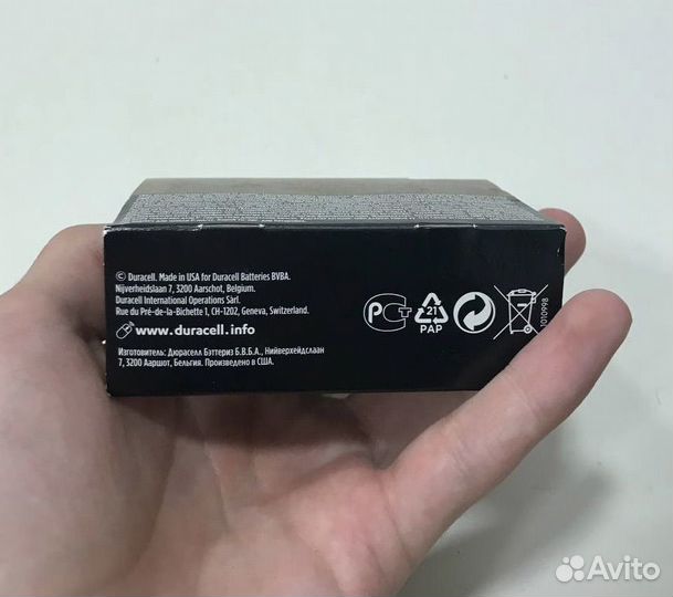 Батарейки duracell