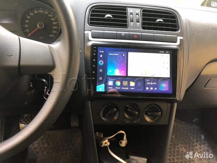 Магнитола Teyes CC3 для VW polo с установкой