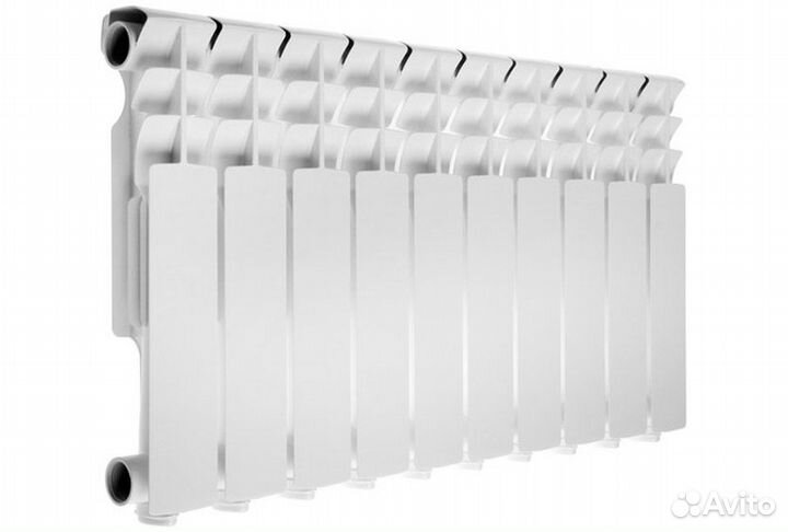 Радиатор алюминиевый aquaprom 350х80 10 секций