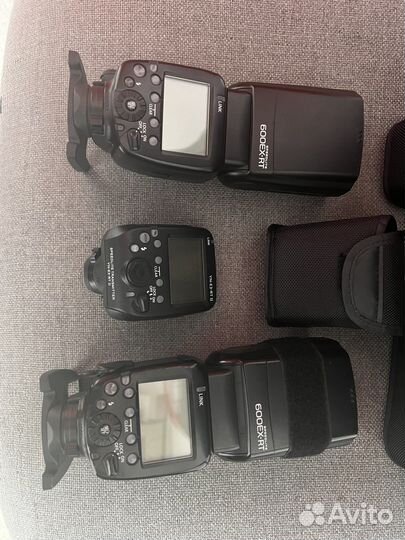 2 вспышки canon ex600rt + трансмиттер yongnuo