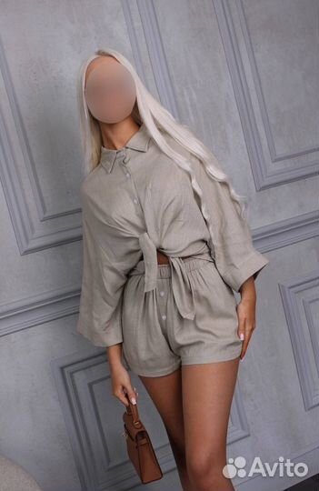 Костюм двойка лен