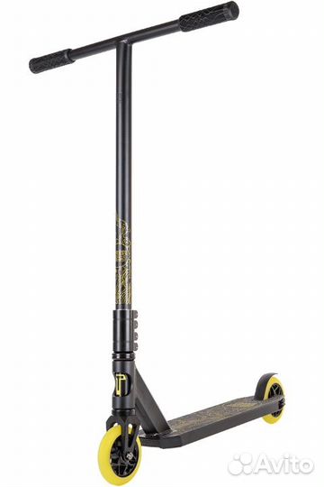 Самокат TechTeam DukeR 303 трюковой, черный/желтый