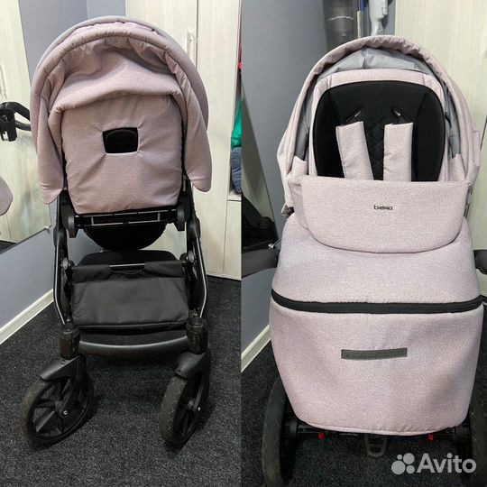 Польская Коляска 2 в 1 bexa ideal с автолюлькой