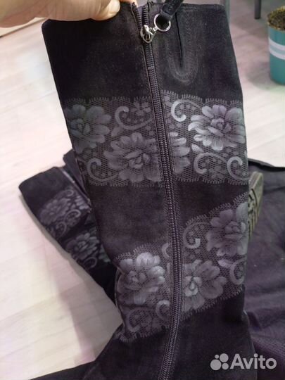 Сапоги женские зимние замшевые натуральные 39 р