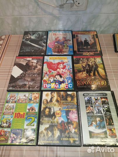 Двд диски,DVD мультики, фильмы, винкс, шрек