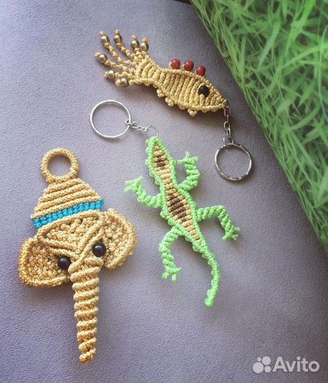 Брелки макраме