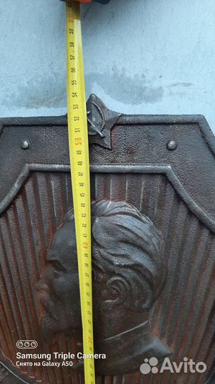 Барельеф. Дзержинский. кгб. СССР. чугун