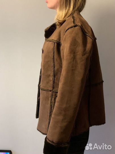 Дубленка короткая женская