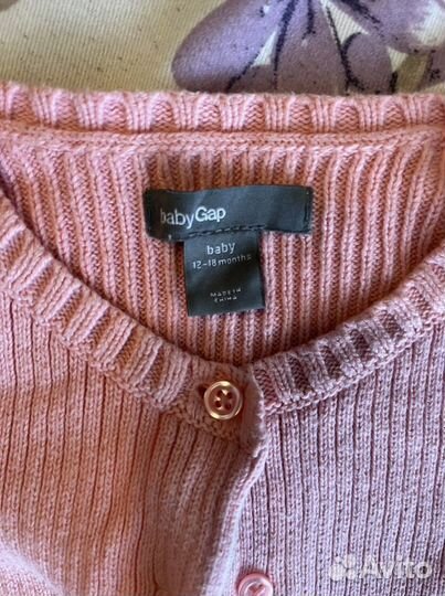 Кофточка Gap для девочки 12-18 мес