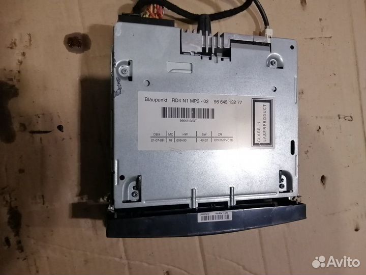 Магнитола Ситроен Берлинго Б9