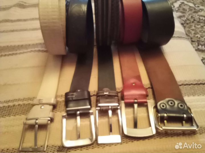 Мужской кожаный ремень