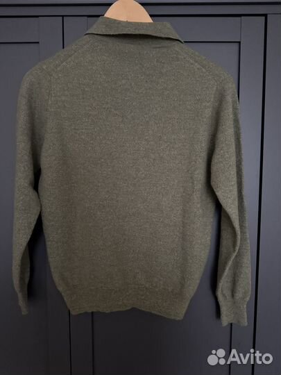 Свитер поло 100% шерсть мериноса
