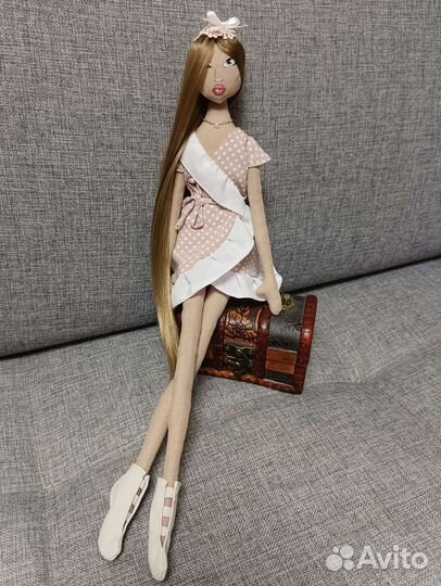 Интерьерная кукла тряпиенс тильда ручная работа