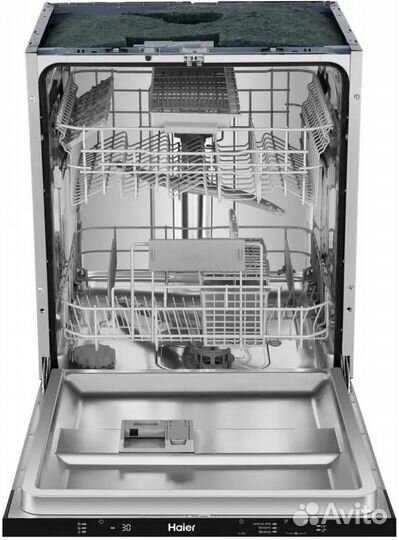 Встраиваемая посудомоечная машина haier hdwe14-292RU, 60см, 14 комплектов, серый