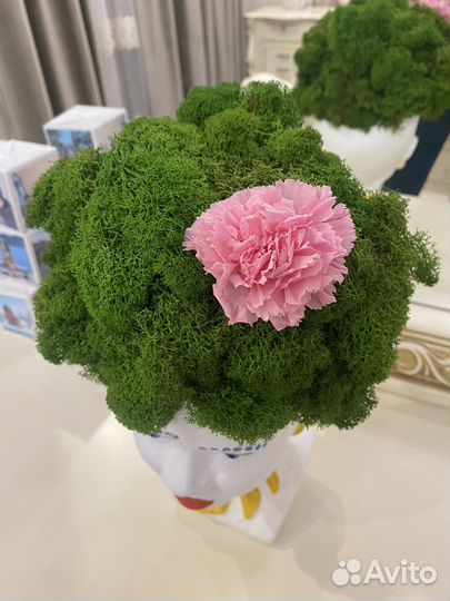 Африканка кашпо скульптура