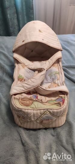 Комплект(на выписку) переноска, одеяло, коврик