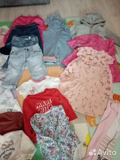 Одежда на девочку р86-92 пакетами