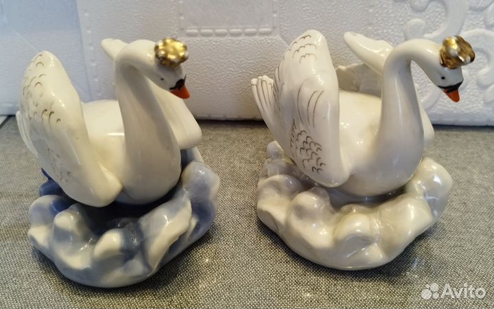 Фарфоровые статуэтки птицы