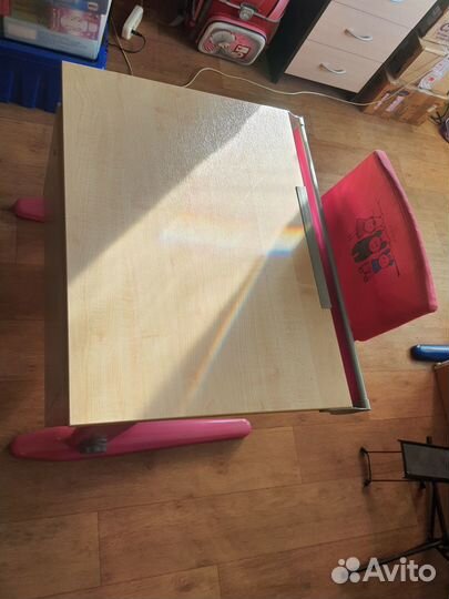 Детская растущая парта со стулом