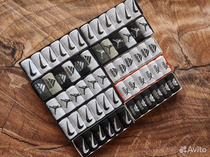 Носки Nike Fila Puma Reebok