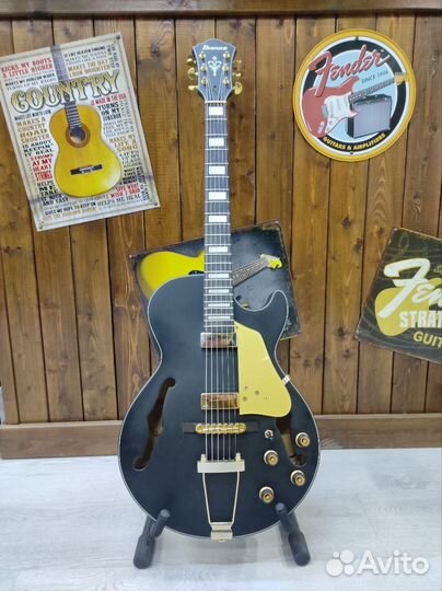 Полуакустическая электрогитара ibanez AG85-BKF