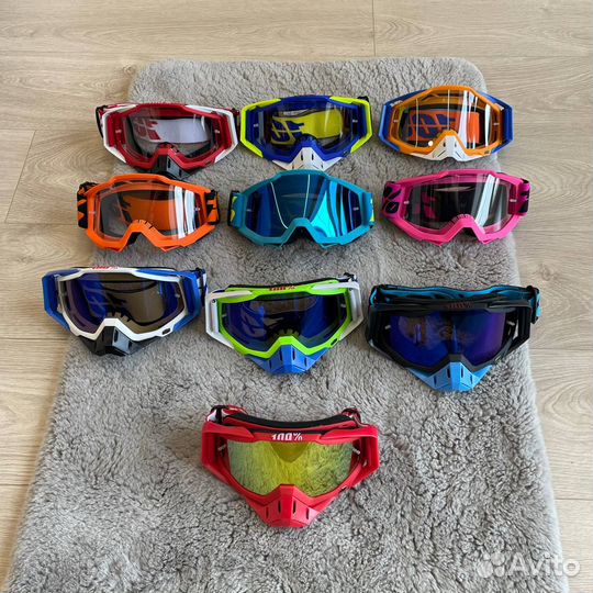Очки для мотокросс эндуро 100 + линза
