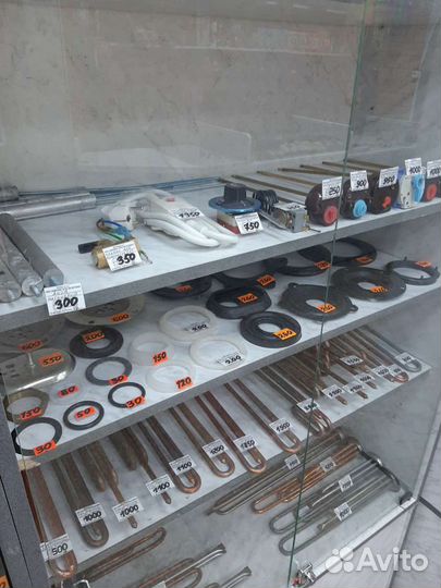 Запчасти для водонагревателей, стиральных машин, м