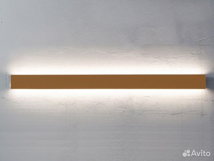 Светильник настенный Doppia, бронза, 1750мм