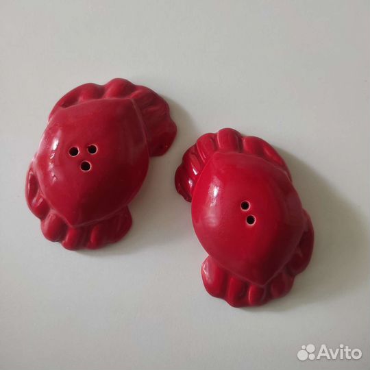 Солонка и перечница керамика