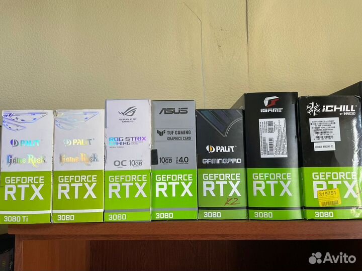 Видеокарты RTX GTX RX - самый большой выбор