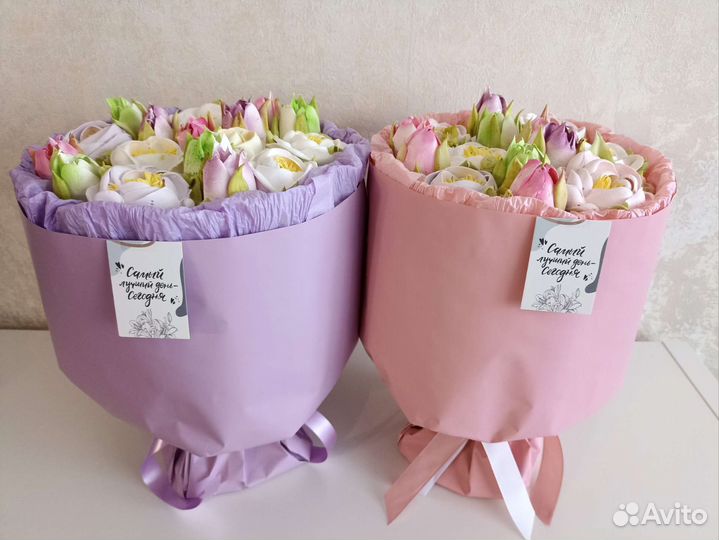 Зефирные букеты