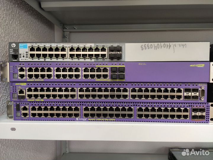 Коммутаторы Cisco, HP, Extreme