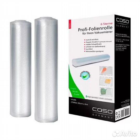 Новый Рулон для вакуумного упаковщика Caso 30x600