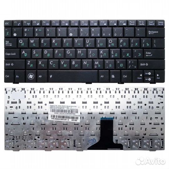 Клавиатура для ноутб. Asus 1005H. Отпр. в регионы