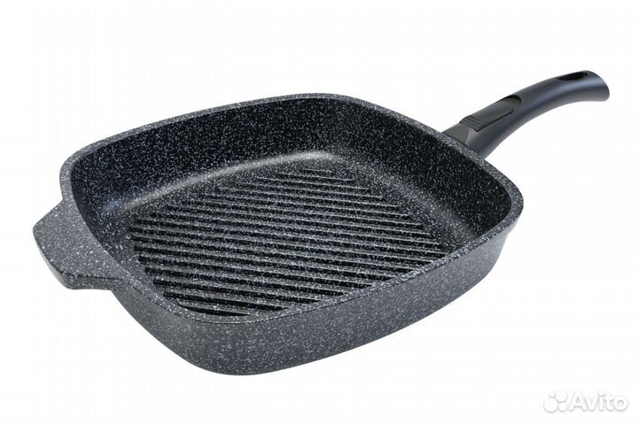 Сковорода-Гриль квадратная Байкал Нева Металл 28