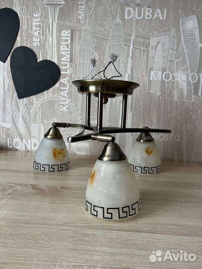 Люстра потолочная бу