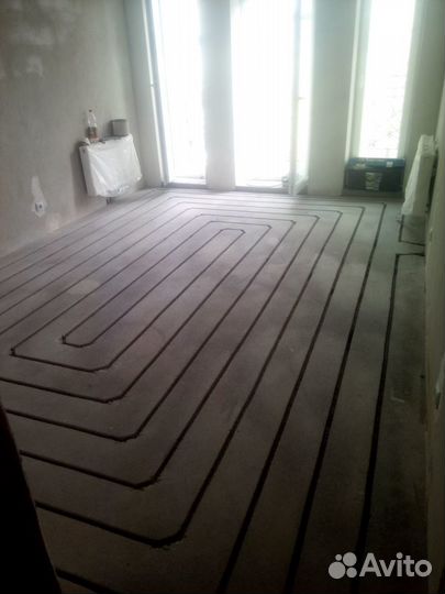 Теплый пол в готовой стяжке