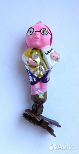 Племянник Вишенка (Чиполлино) елочная игрушка СССР