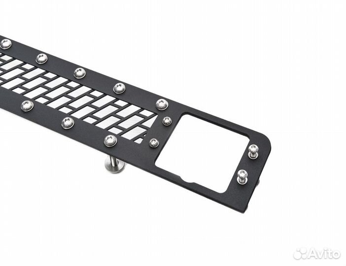 Решетка в штатный бампер Тойота FJ Cruiser