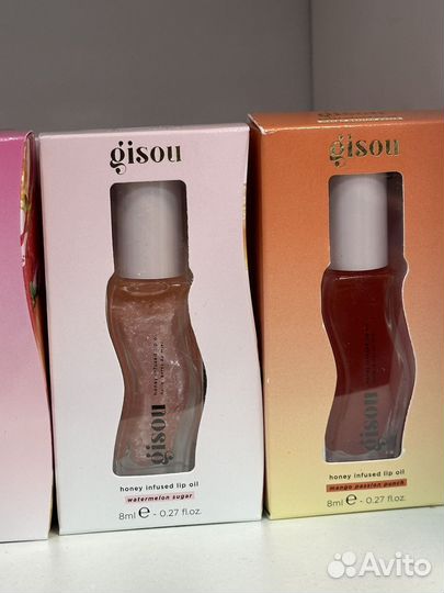 Масло для губ (арбуз) Gisou Honey Infused