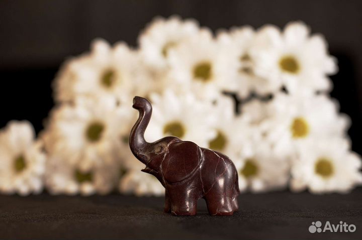 Статуэтка Слон, мрамор, ручная работа