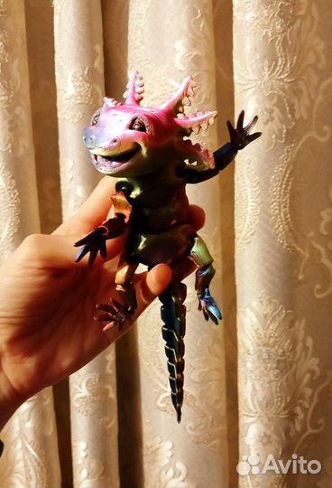 Аксолотль на шарнирах