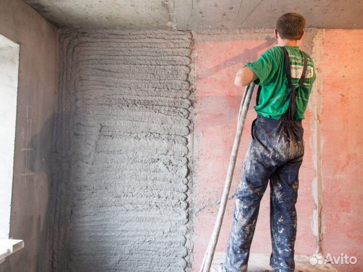 Приглашаем бригаду на механизированную штукатурку