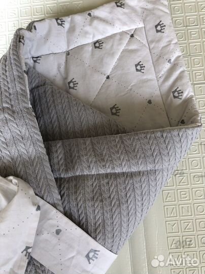 Конверт одеяло на выписку для мальчика