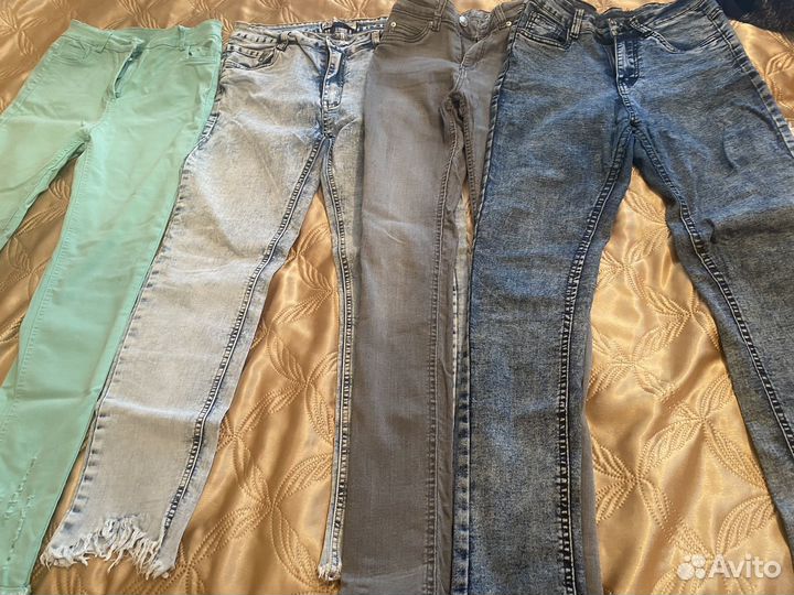 Джинсы пакетом 44 46