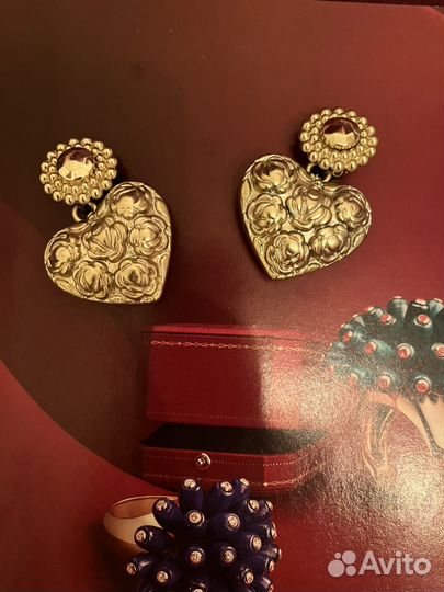 Винтажные клипсы no name