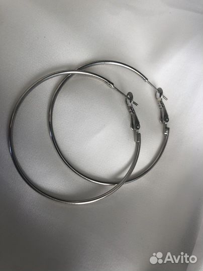 Серьги кольца