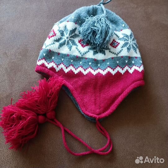 Шапка для девочки 4-6 лет